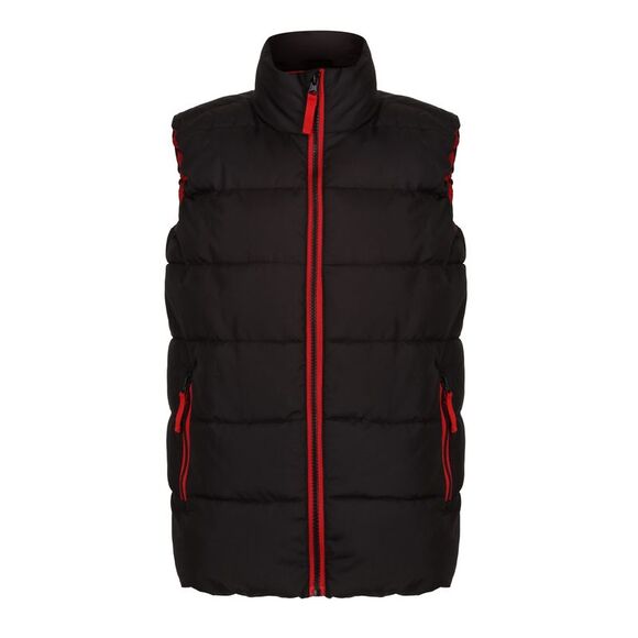 Regatta Professional Childrens/Kids Thermal Body Warmer / Black/Classic Red